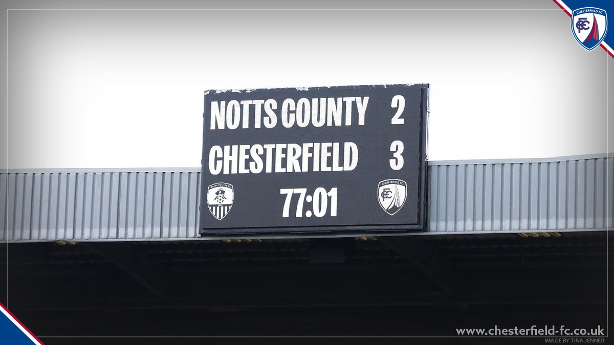 ChesterfieldFC's tweet photo. 💪 𝐓𝐰𝐨 𝐦𝐨𝐧𝐭𝐡𝐬 𝐚𝐠𝐨...

We know what we need to do - see you at Meadow Lane tomorrow 💙

#Spireites https://t.co/ts1NRZYsM6