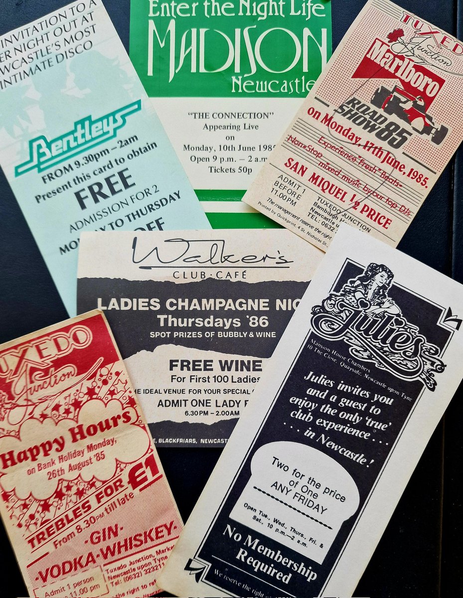 Peffs_00's tweet photo. How many of these Clubs did you frequent in the eighties ..🕺🍻 What a time to be alive  #newcastleupontyne #theeighties #nightclubbing #newcastle #northeasthistory #thetoon https://t.co/PQN86P0Iz0