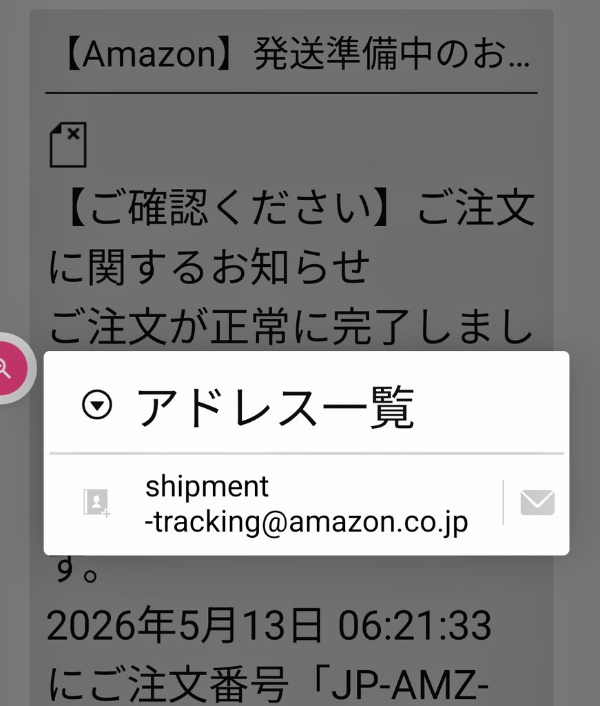 発送11/13〜不明点購入前コメント必須 Amazon ほんとに対策してくれ どういう技術か しらんが アドレス偽装