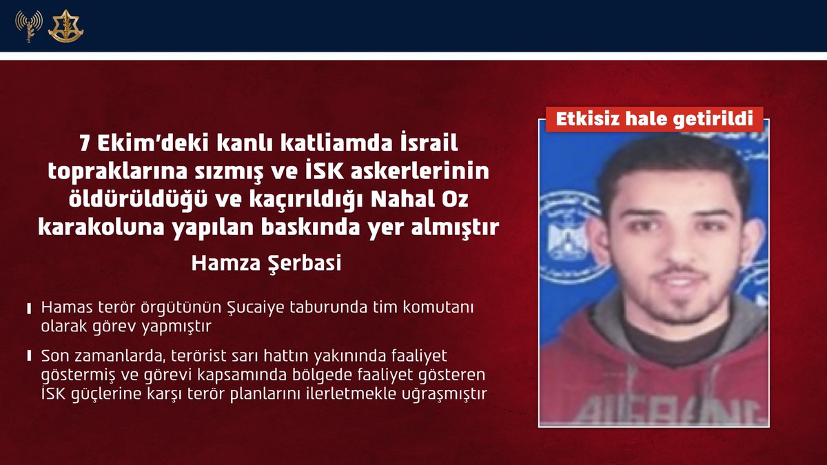 IDF Türkçe tweet media