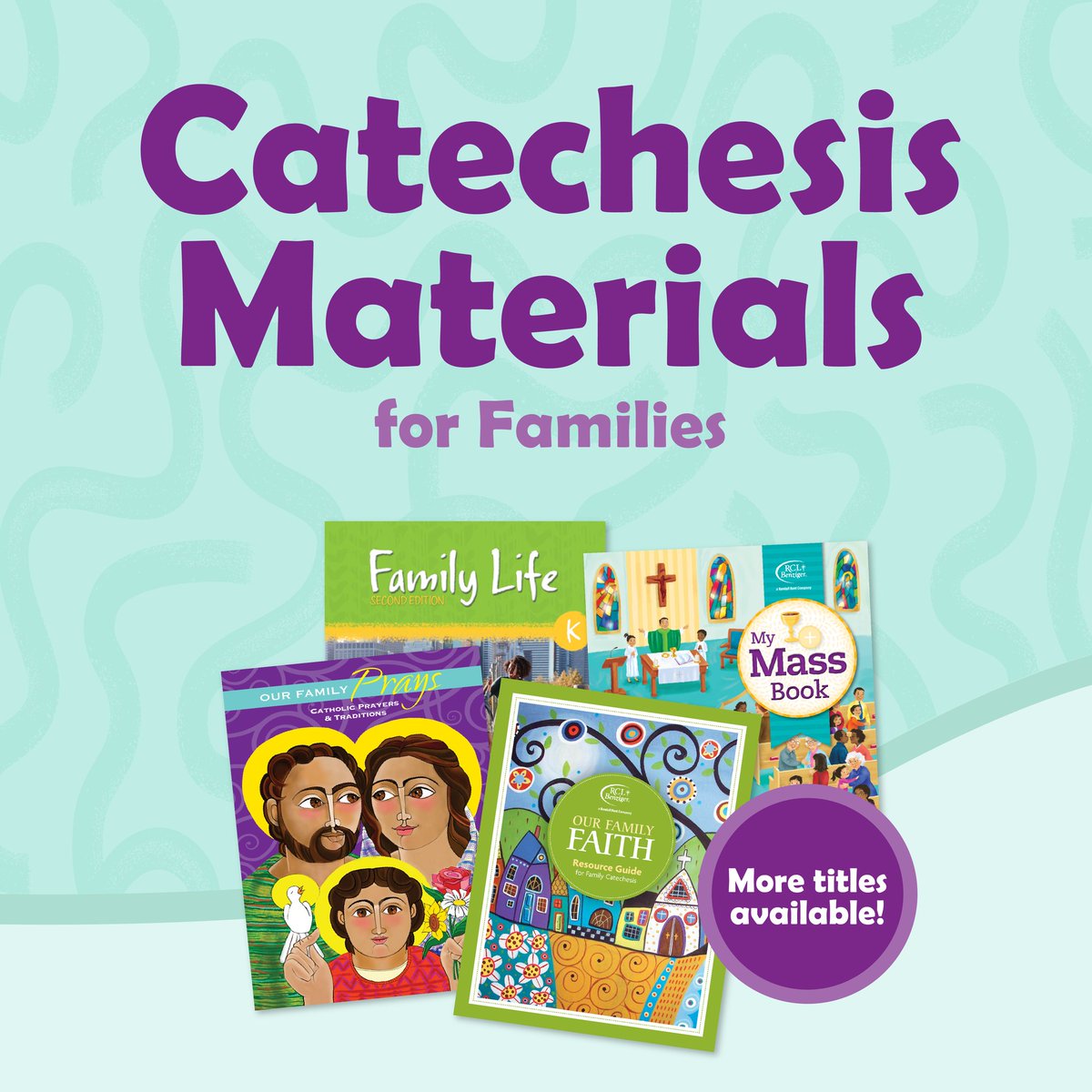 RCLBenziger's tweet photo. Are you looking for catechesis materials for families? Tap here: https://t.co/VriEZcJAdw to take a peek at what's available! 👨‍👩‍👧 https://t.co/ikh7hE9MNP
