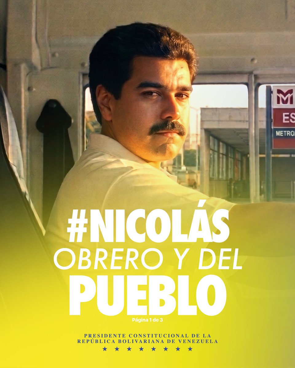 soydemonagasreb's tweet photo. Nicolás Obrero del Pueblo 🇻🇪

#DelcyNoCazaMosca https://t.co/YLcgRLus7w