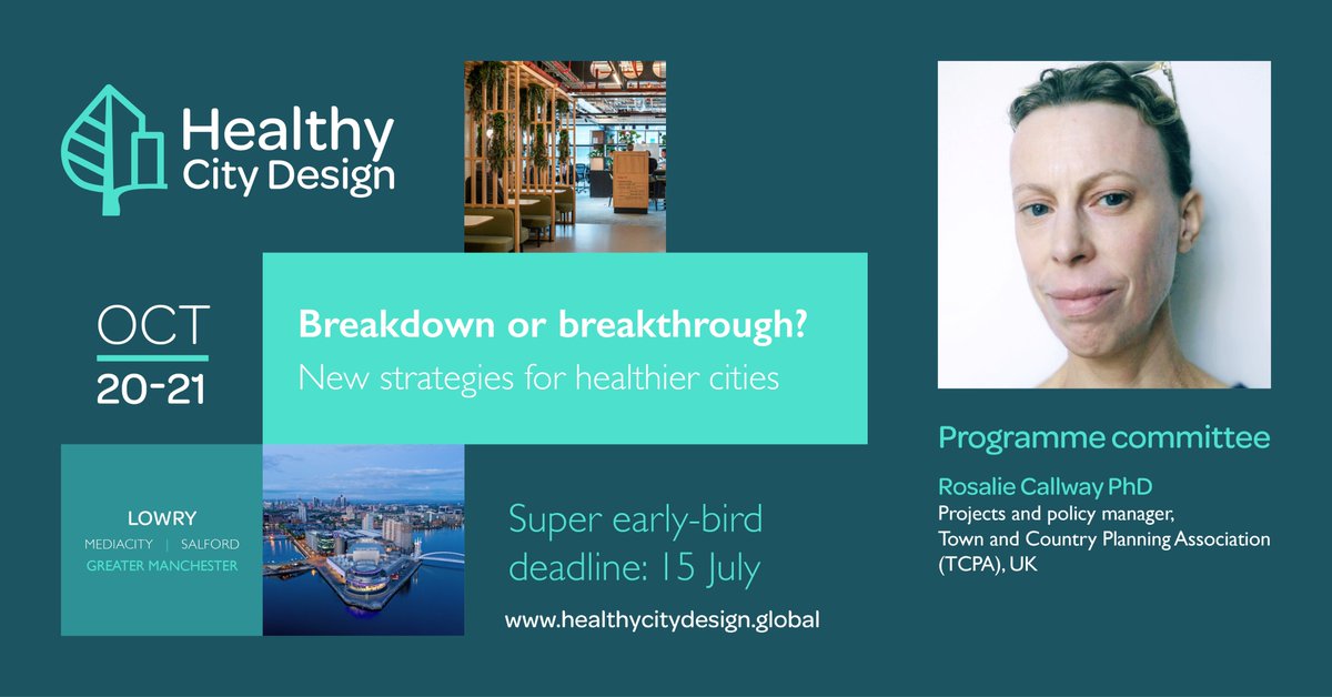 Healthy City Design 2026 International Congress tweet media