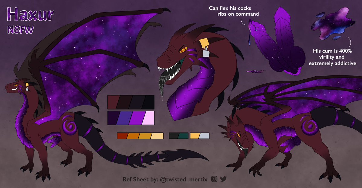 Haxur_Dark_Lizard (18+) (perm breeding event) tweet media