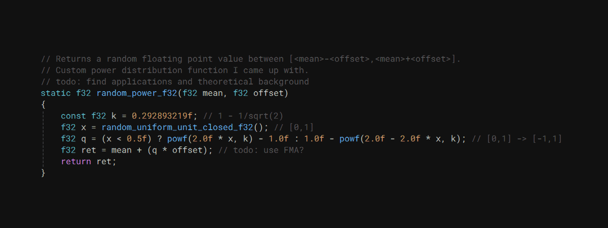 pc_desgn's tweet photo. Weird Probability Density Function I came up with, no idea if anything in nature uses it. https://t.co/79hhXwEHJY