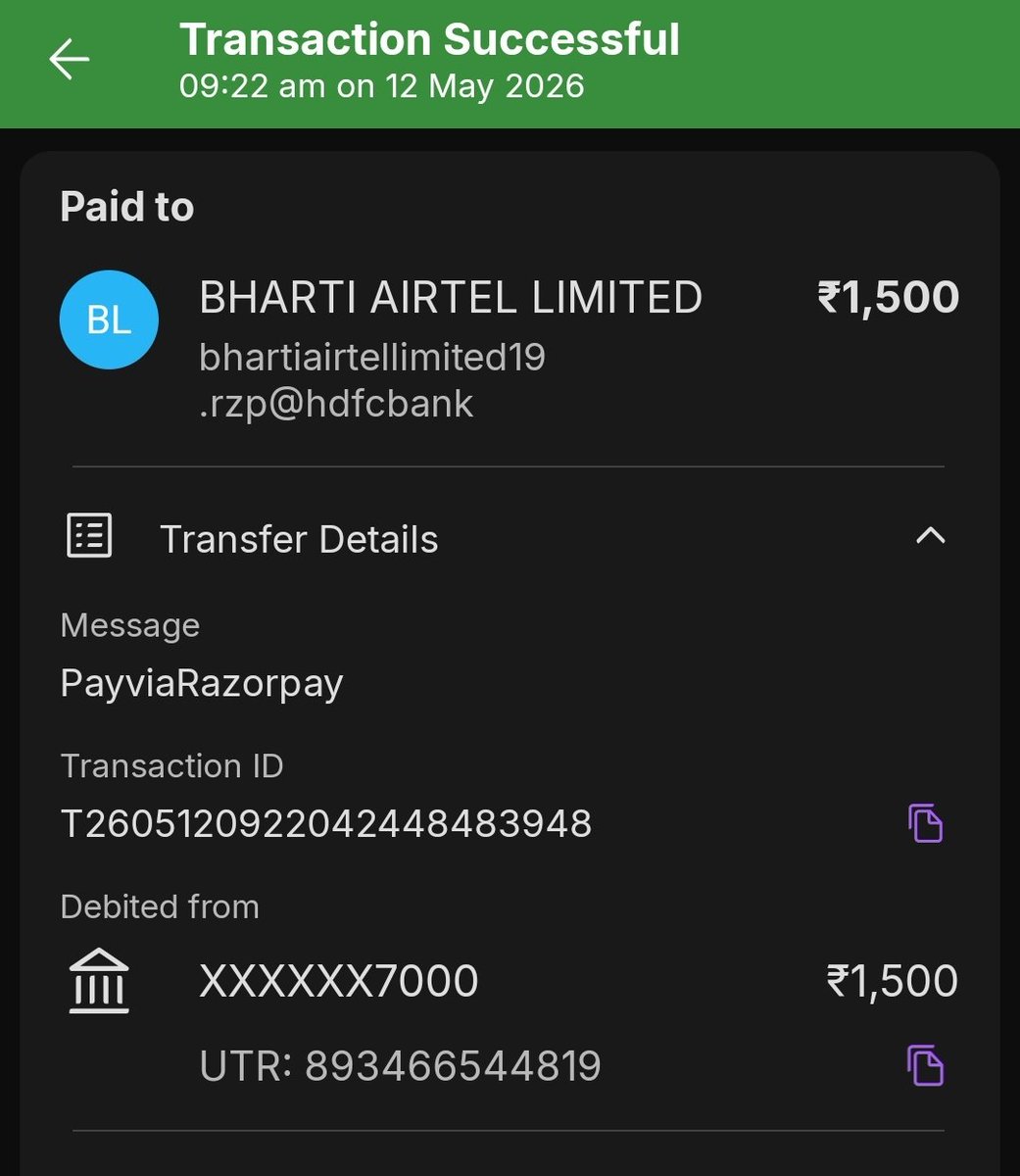 sandhypushpa's tweet photo. @airtelnews If you people are unable to install WiFi within the stipulated time then why keep anyone confused like this?The service is absolutely terrible. I would request you guys to go with Jio. बहुत गंदा सर्विसहै😤🤬🤮 @Airtel_Presence @airtelindia @JioCare https://t.co/V2ALjRwZ2m