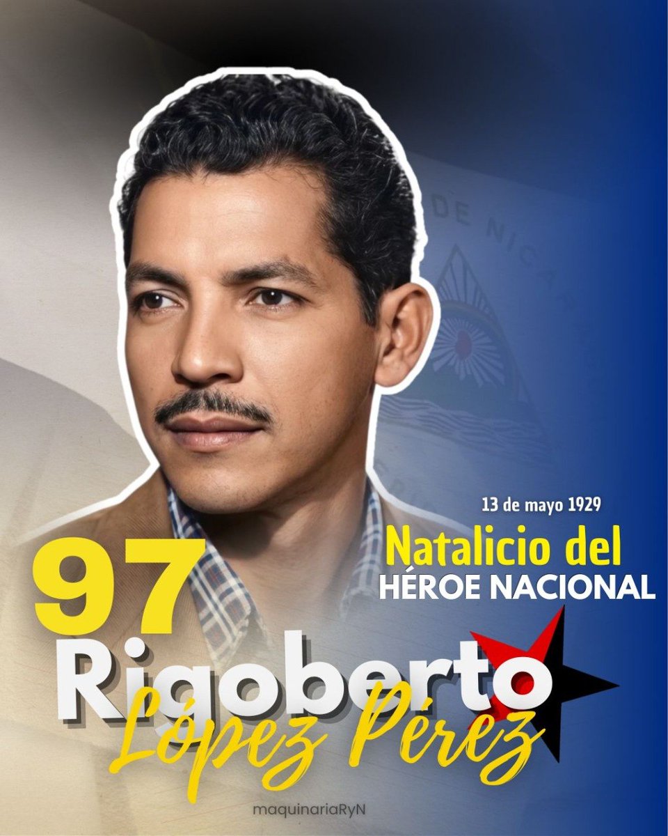 maquinariaRYN's tweet photo. La Maquinaria Rojinegra de #Nicaragua 🇳🇮 🔴⚫️ rinde homenaje al Héroe Nacional Rigoberto López Pérez, en su 97 aniversario de natalicio, recordando su valentía y gran amor por Nicaragua, su legado de justicia y libertad sigue vigente en la juventud de nuestro pueblo! https://t.co/1jCEnNnwgn