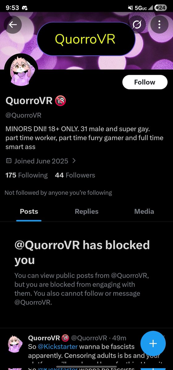 lewdtiger's tweet photo. @QuorroVR @mellowyume14 Hey dummy dont block Trans vets cuz you got proven wrong, go say youre sorry to your favourite trans vet you claimed stole valor

You said you aren't scared, right?

https://t.co/Gk7tp7H3eg https://t.co/2wtUYCIQWS