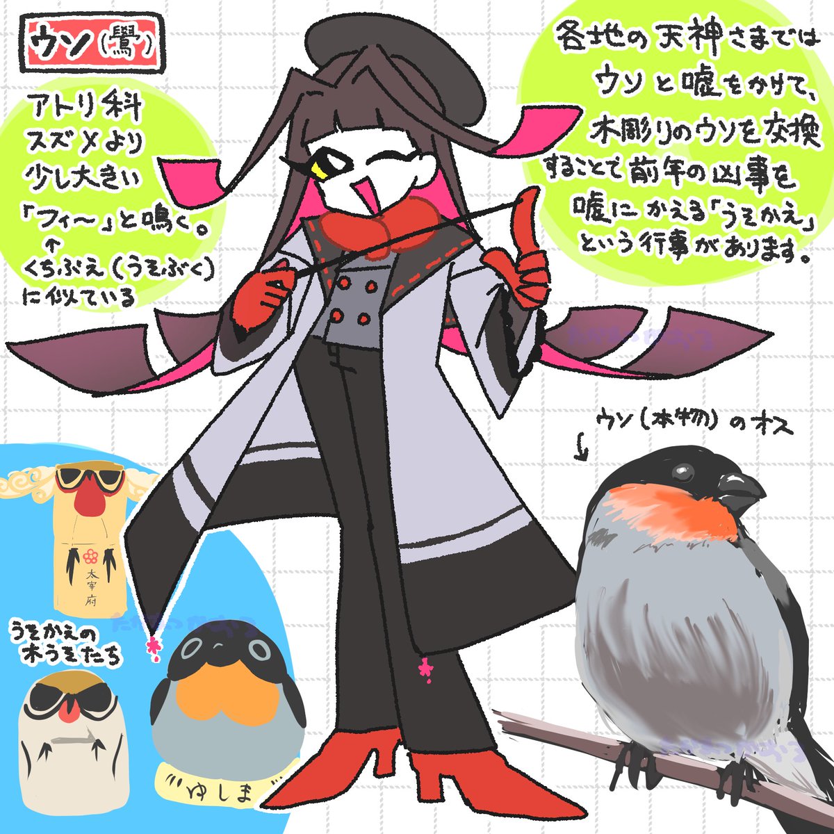 愛鳥週間に便乗して、個人的にいま激アツの鳥、ウソの話です。（真ん中