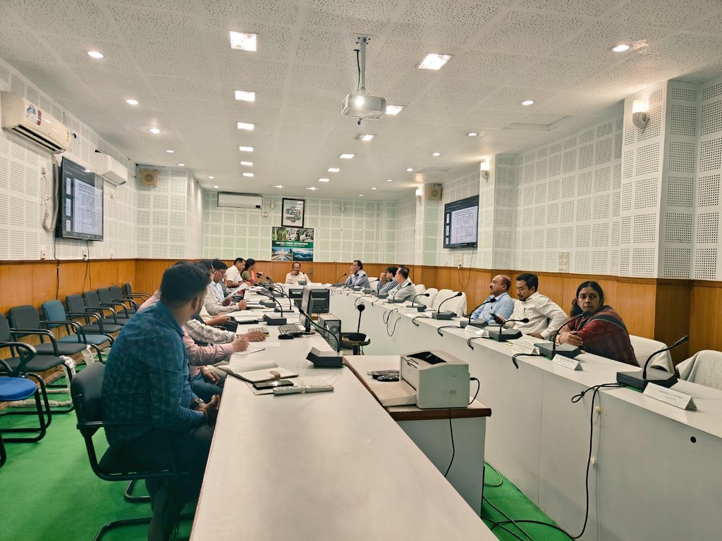 JicaTripura's tweet photo. The 10th High Power Steering Committee (HPSC) Meeting of the Tripura SCATFORM Society was convened under the Chairmanship of Shri R. K. Samal, Principal Secretary, Forests, in the presence of members from different departments. https://t.co/jP9WcyipUV