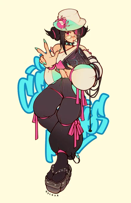 Han Juri (Street Fighter) Streetwear version!!