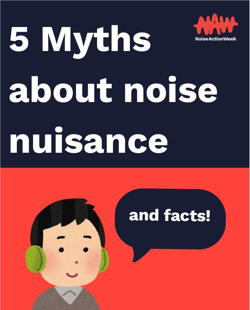 myDudleyEHO's tweet photo. Nuisance mythbusting for Noise Action Week

When is noise considered a nuisance?

Check out these five common myths and facts about noise and statutory nuisance

For more information, visit the Noise Action Week website
https://t.co/A2Cr8ARPc7

#NoiseActionWeek #noise #pollution https://t.co/v2eNxHIa6l