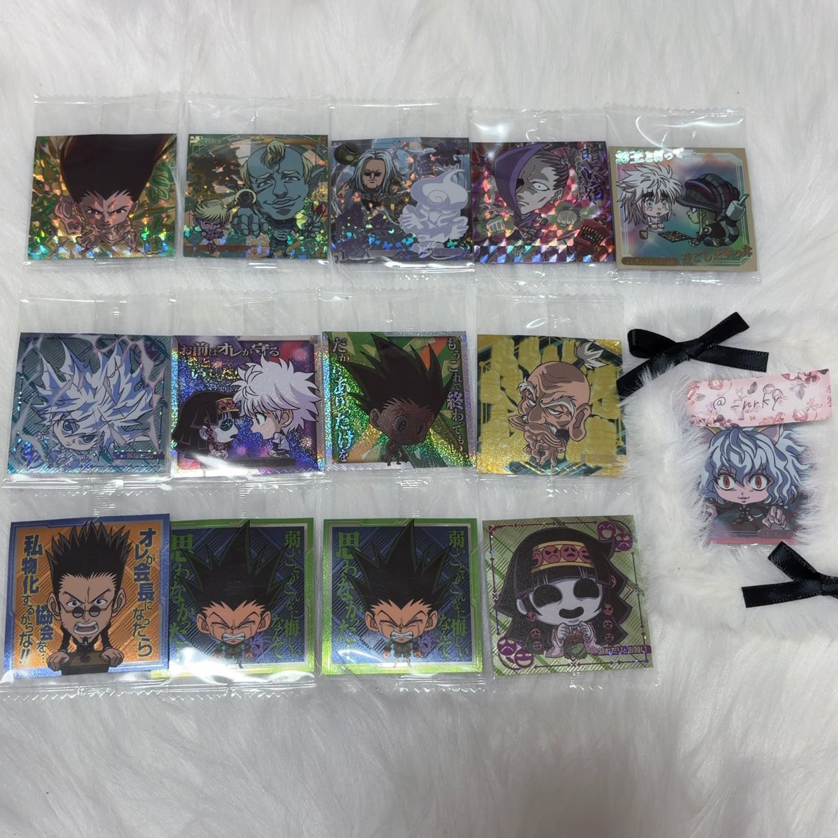 __nrky's tweet photo. 【交換】 ハンターハンター ウエハース シール

《譲》1枚目
《求》 2枚目

・郵送のみ
・上段以外は過去弾です
・ピトー含むお取引優先
・好条件優先
・最新弾⇆過去弾◎ https://t.co/EGZo25TnOm