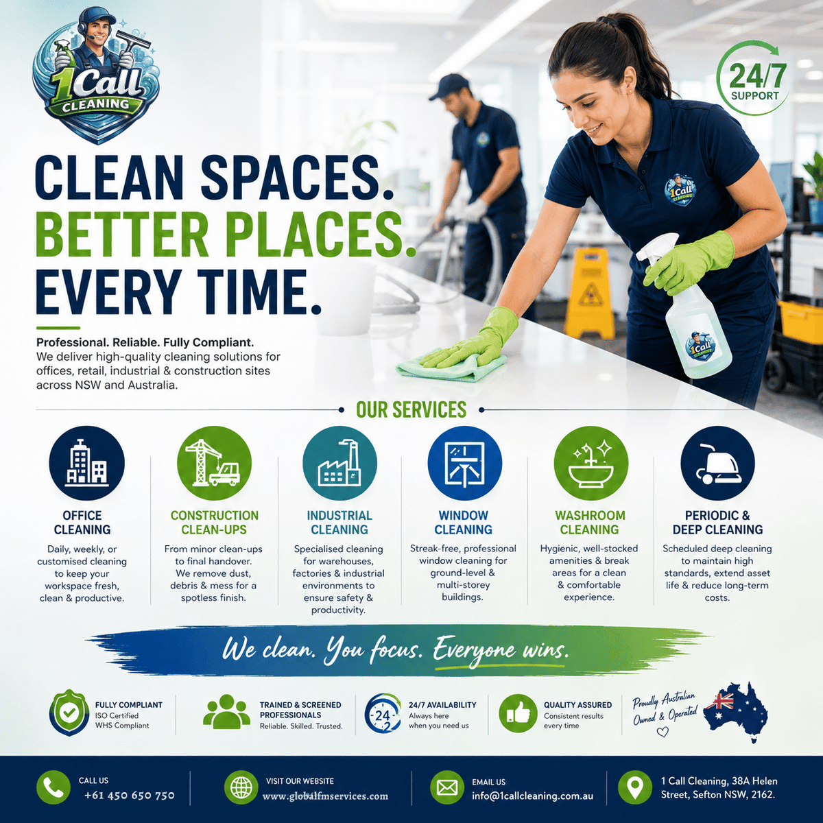 1 call cleaning (@1_Call_Cleaning) / Posts / X