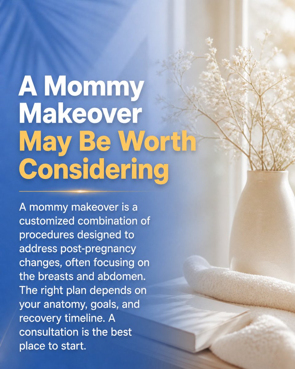 DrClimov's tweet photo. Moms deserve to feel like themselves too.

A mommy makeover may address post-pregnancy changes in the breasts, abdomen, and body contours.

📍 Houston Medical Center
📞 (281) 200-0525

⚠️ Results vary.

#HoustonTX #Aesthetics #GlowUp #surgeryconsultation https://t.co/Yi1h1CxO6d