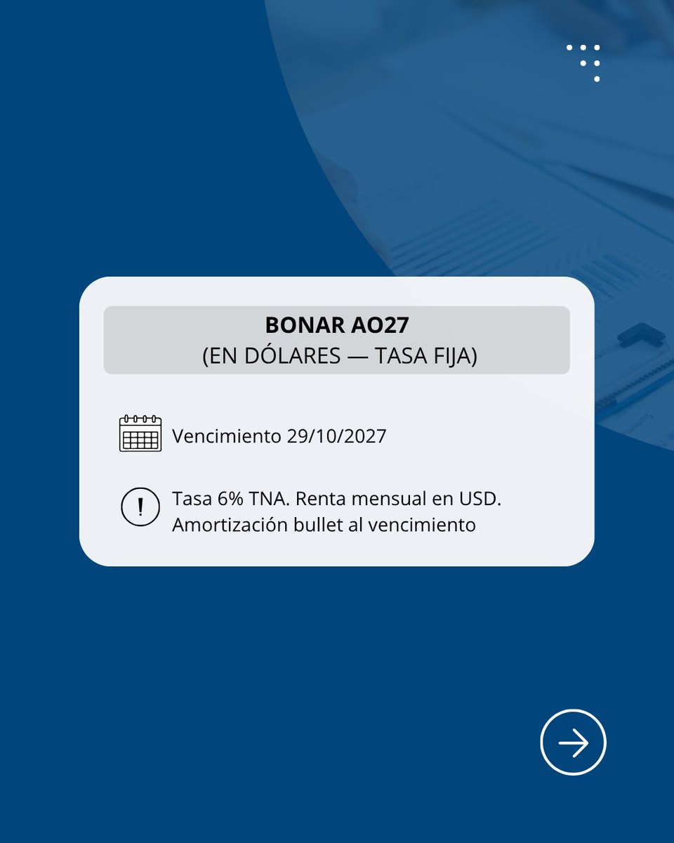 TransaccionesAV's tweet photo. Instrumentos:
• BONO DUAL Jun-28
• BONAR AO27
• BONAR AO28

Segunda vuelta AO27 y AO28
14/05
11 a 13 hs https://t.co/MkMx3wqa8i