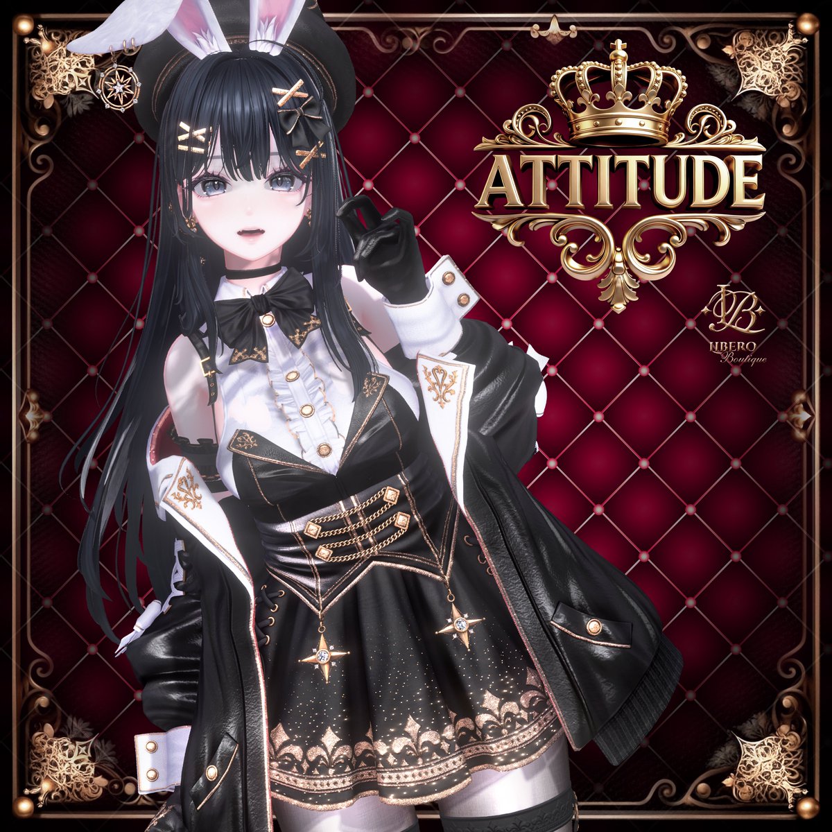 Libero_Boutique's tweet photo. 海咲ちゃん対応、間に合いました…！🖤
明日の発売後、『ATTITUDE : The Royal Bunny』に追加予定です✨

めちゃくちゃ相性良くて可愛く仕上がったのでぜひ見てもらえたら嬉しいです☺️

🔗 https://t.co/PGo75wFdOb

昨日の夕方6時に予約投稿したのですが、日付を間違えて設定してしまいました🥲

#海咲3D
#Libero_Boutique