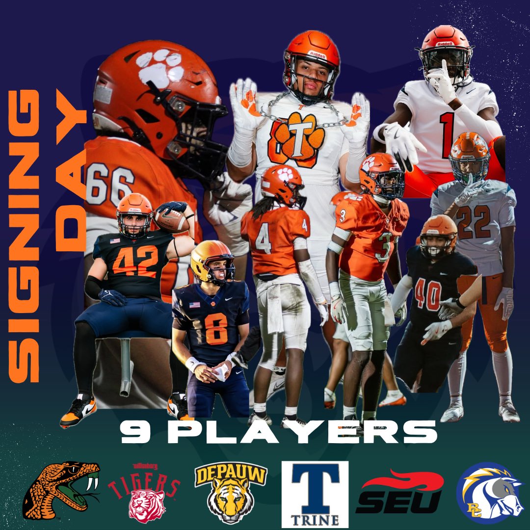 MikeBarulich's tweet photo. 9 players from Toho signing today to play college football ‼️ https://t.co/sXbk7GiepA