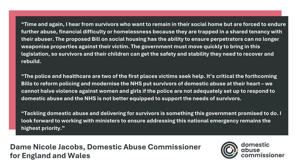 Dame Nicole Jacobs tweet media