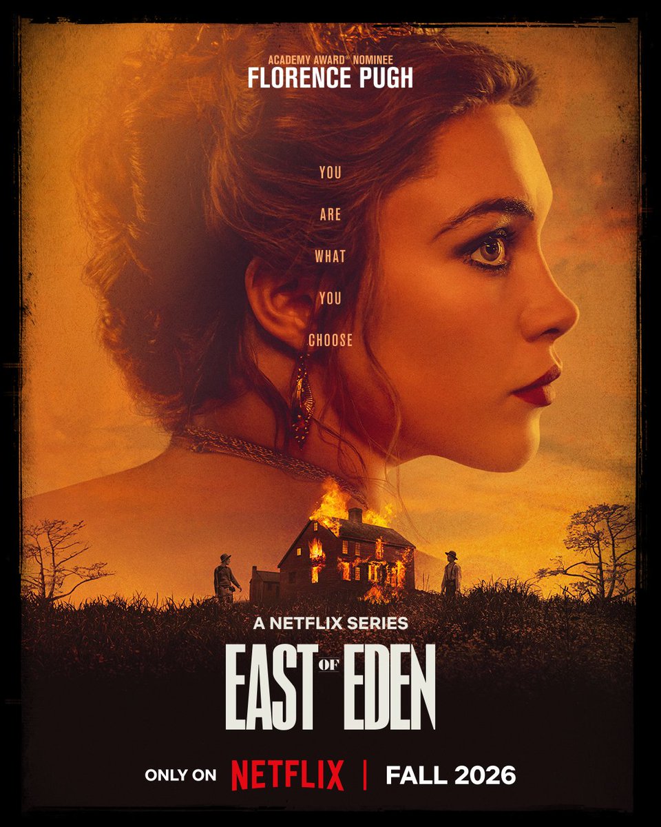 TuSubtitulocom's tweet photo. Póster promocional de "East of Eden".

En las tierras agrícolas del Valle de Salinas, en California, varias generaciones de dos familias —los Trask y los Hamilton— parecen estar destinadas a repetir la trágica historia de Caín y Abel. https://t.co/dZb1oubfZW