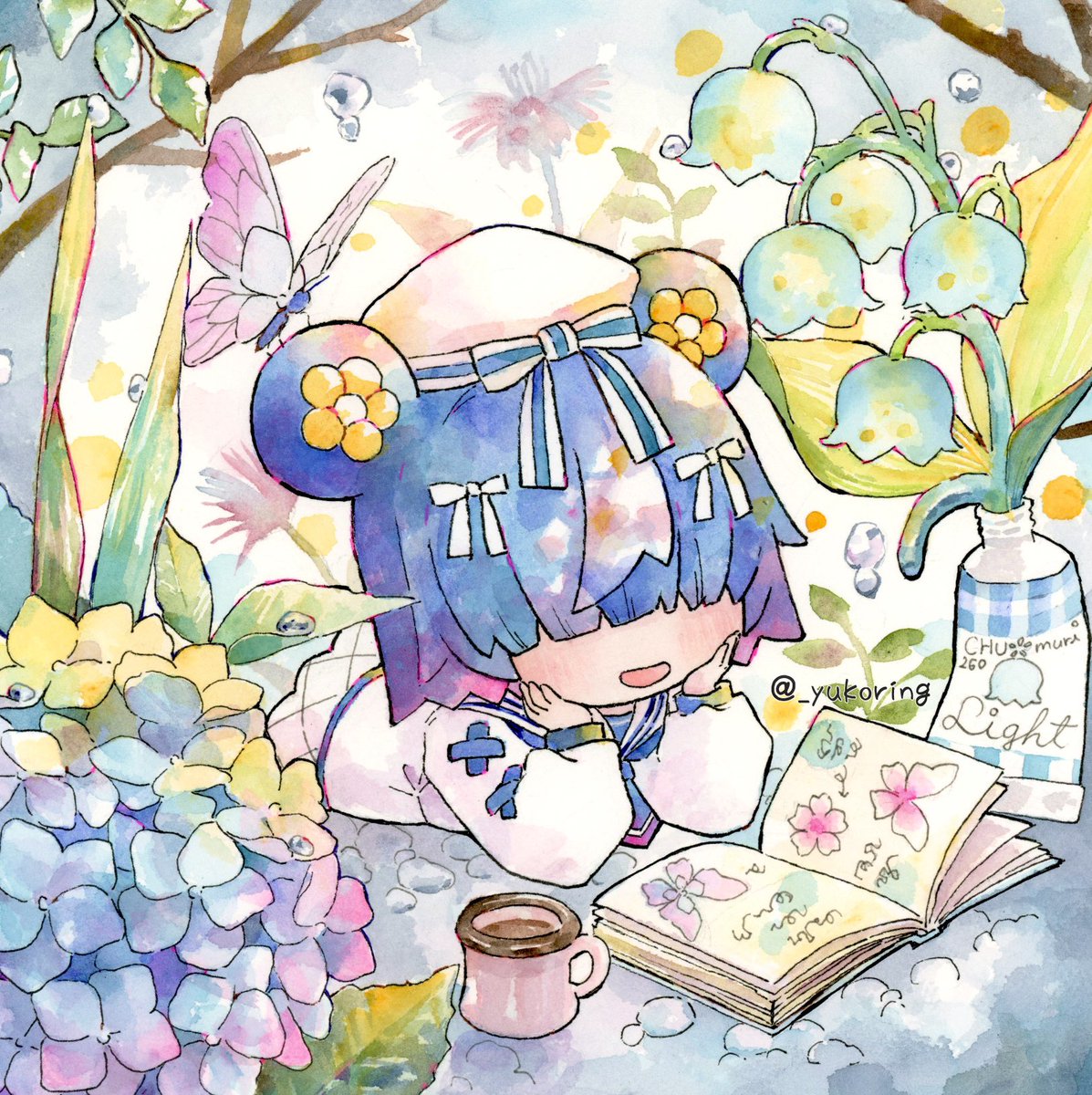 優子鈴(ゆこりん)● 銀座三越個展4/29-5/11 tweet media