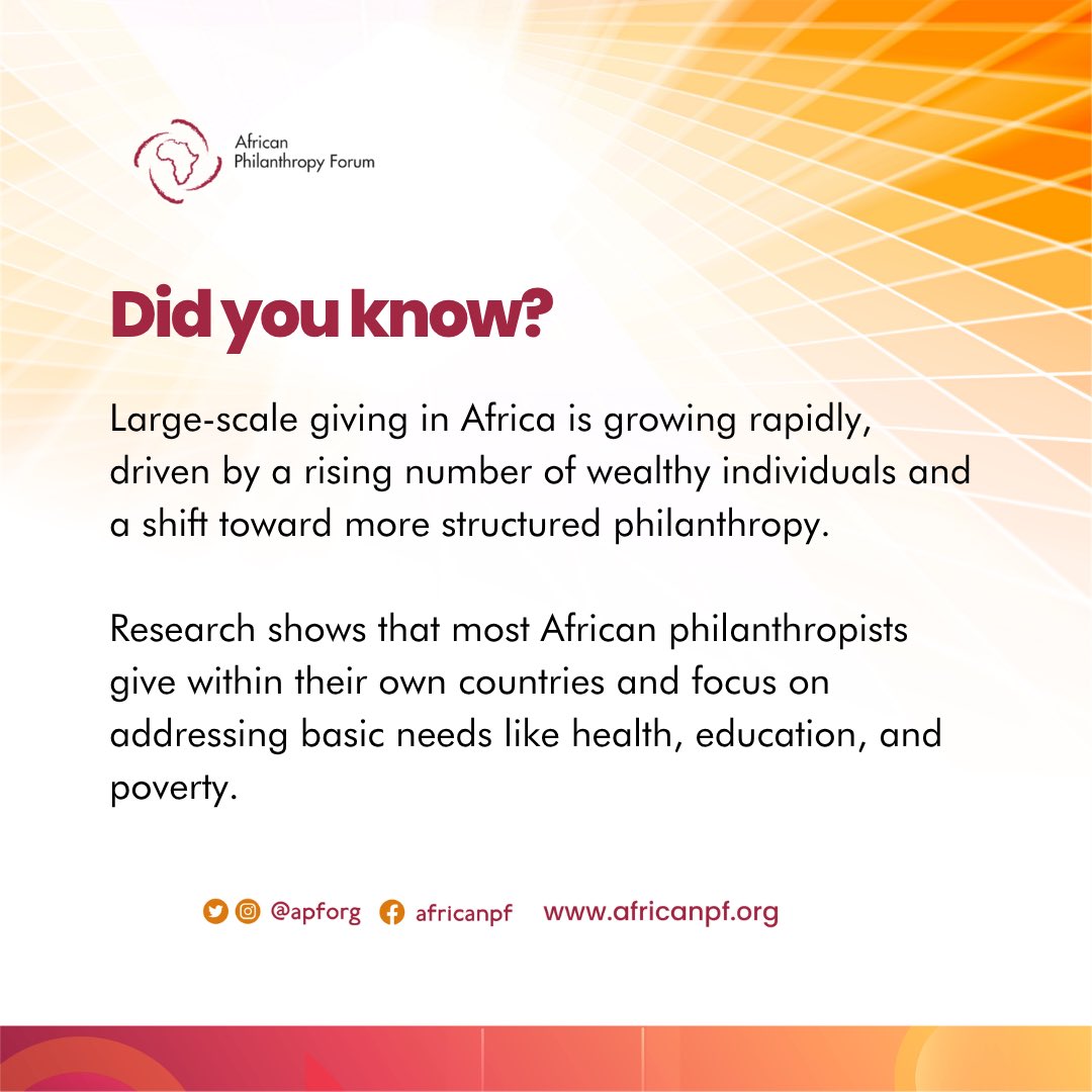 African Philanthropy Forum tweet media