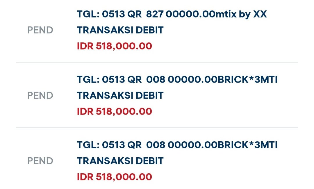 sales_melon's tweet photo. @HaloBCA @pagenotfound443 Kepotong 4x padahal failed min di 2 rek berbeda, dana blm di refund
@HaloBCA https://t.co/wopplihBXZ