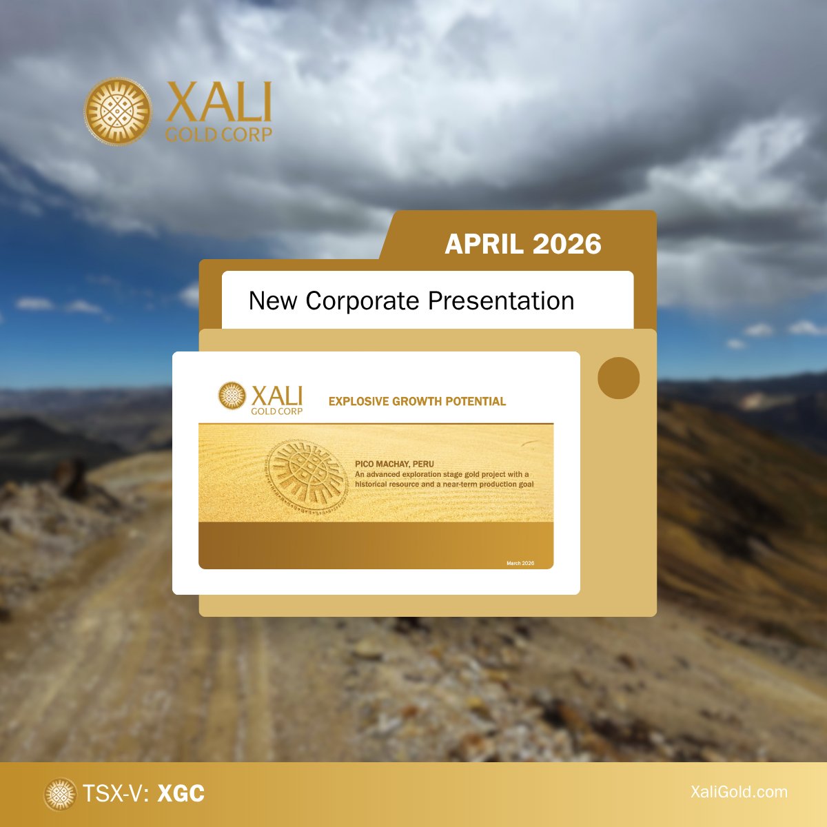 Xali Gold Corp (TSXV: $XGC.V, OTCQB: $CGDXF) tweet media