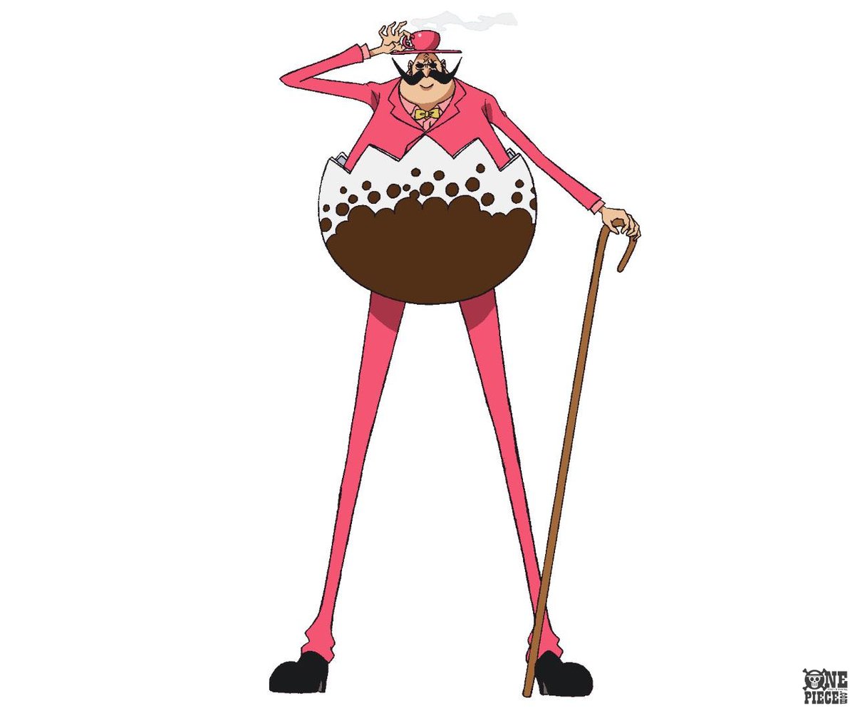 自転車に乗ったキャラクターのワンピース