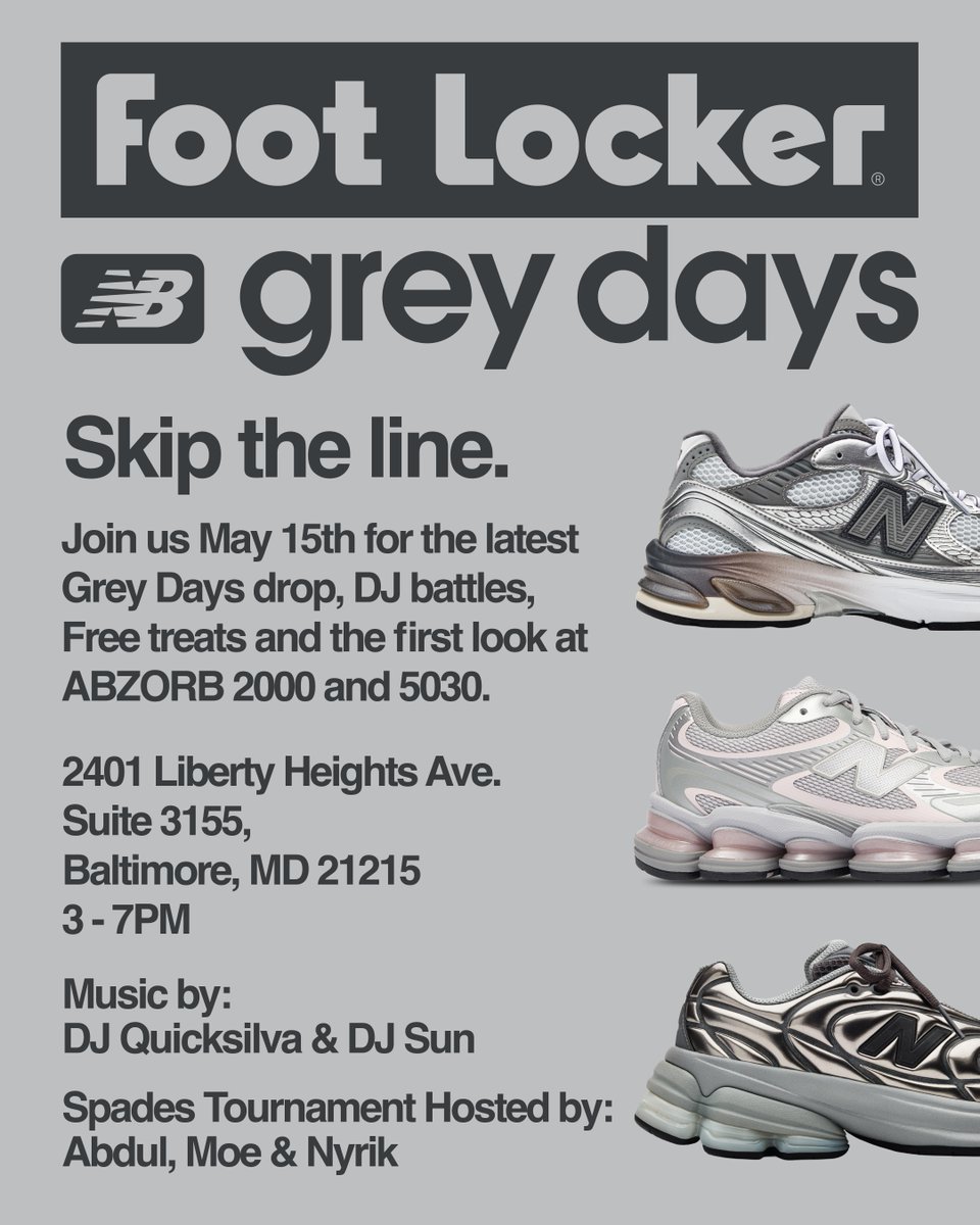 Foot Locker tweet media