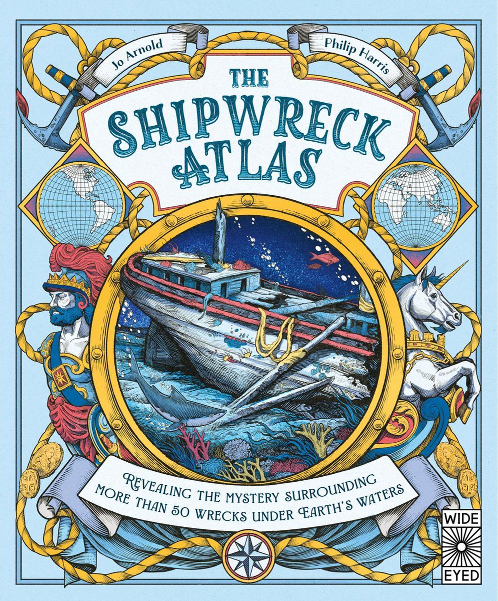The_UKLA's tweet photo. GIVEAWAY TIME! 

Excuse earlier's preview of next month's Lucky 13th. This month's is...

The Shipwreck Atlas: an immersive, expert, accessible guide through 50+ shipwrecks lost to the treacherous seven seas. 

UKLA Members, repost to be in with a chance of winning a copy! https://t.co/mFY7okX37D