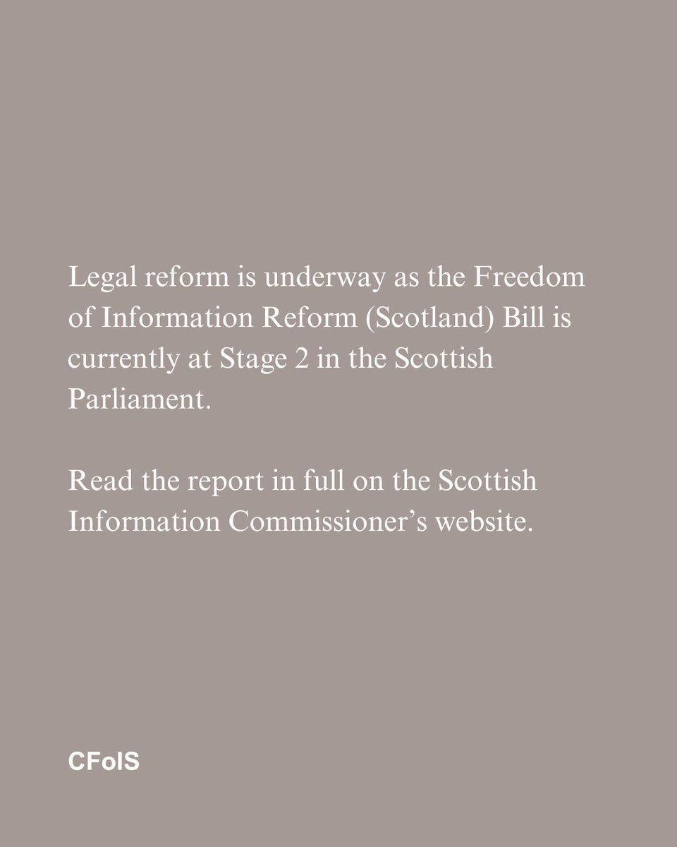 CFoIScot's tweet photo. FoI awareness in Scotland is at its highest yet!

#freedomofinformation #accesstoinformation #humanrights #scotland #foi (2/2) https://t.co/5VQDZz7jlK