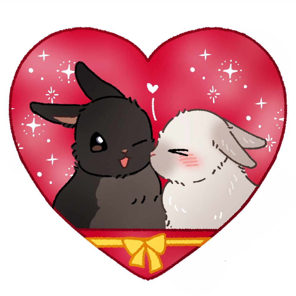 Honto_pic's tweet photo. 💘🐰🌹🐰💝 https://t.co/BpasA0hco6