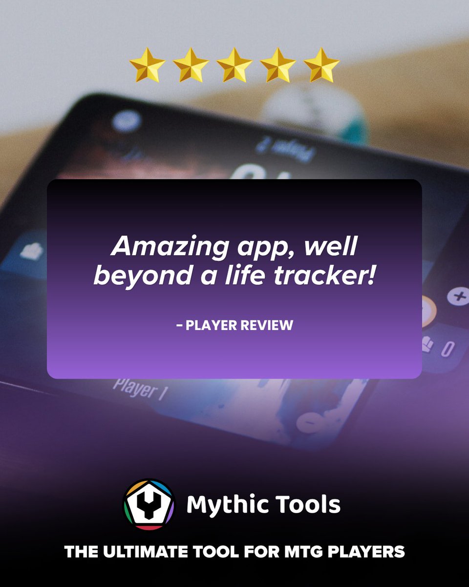 Mythic_Tools's tweet photo. Life tracking is just the surface. 😎

Deck insights, stats, collections—all in one place.

Download Mythic Tools today for free! Built by MTG fans, for MTG fans. ⚔️ https://t.co/N7E6TK8fBQ