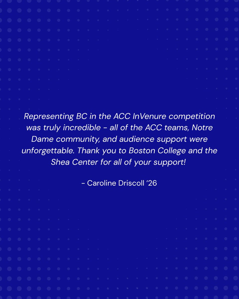 BC Shea Center for Entrepreneurship tweet media