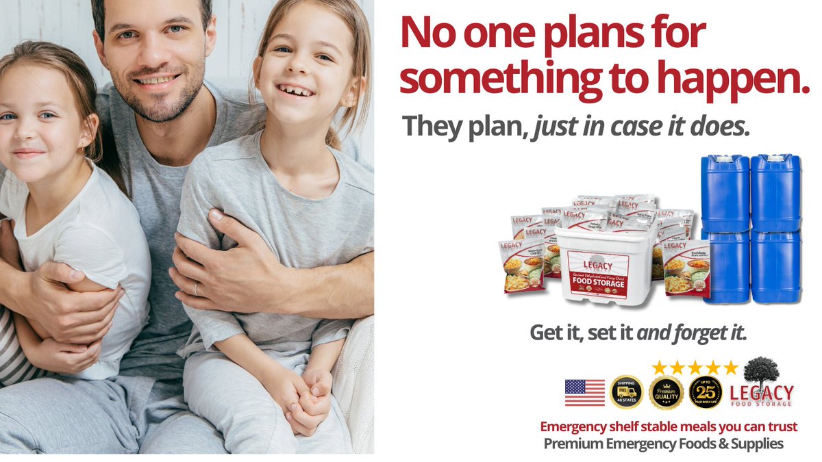 LegacyPremium's tweet photo. Quality matters. https://t.co/PiEYbuvpMK #family #prepping #smartliving #emergencysupplies https://t.co/ln3yrMqY5Q