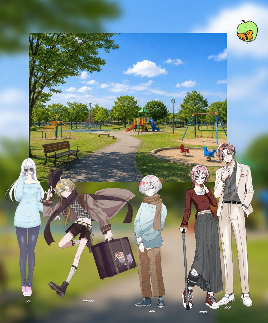 t_mikage_rpg's tweet photo. エモクロアTRPG『ドナドナさん』
KP:TRPGする梨

PC/PL(右から順)
HO1:双枝 蜜樹/エレクト
HO2:双枝 羽衣/神影
HO3:七瀬 楓/かいと
HO4:東風谷 あら太/くぅあっと
HO5:篝 琳寧/あやかわ

今日からスタート！楽しんでいくぜ！！！ https://t.co/ejIAYKPZcq