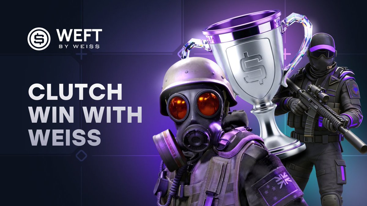 WEFT_Token's tweet photo. 🏆 Secure the victory with WEISS 🏆

🔥 Enjoy the hottest tournament of the month with an exclusive bonus! 🤩

Go to WEFT's Telegram or Discord to learn more! Claim the promo code by May 15 to get a bonus and clutch the win! 🏅