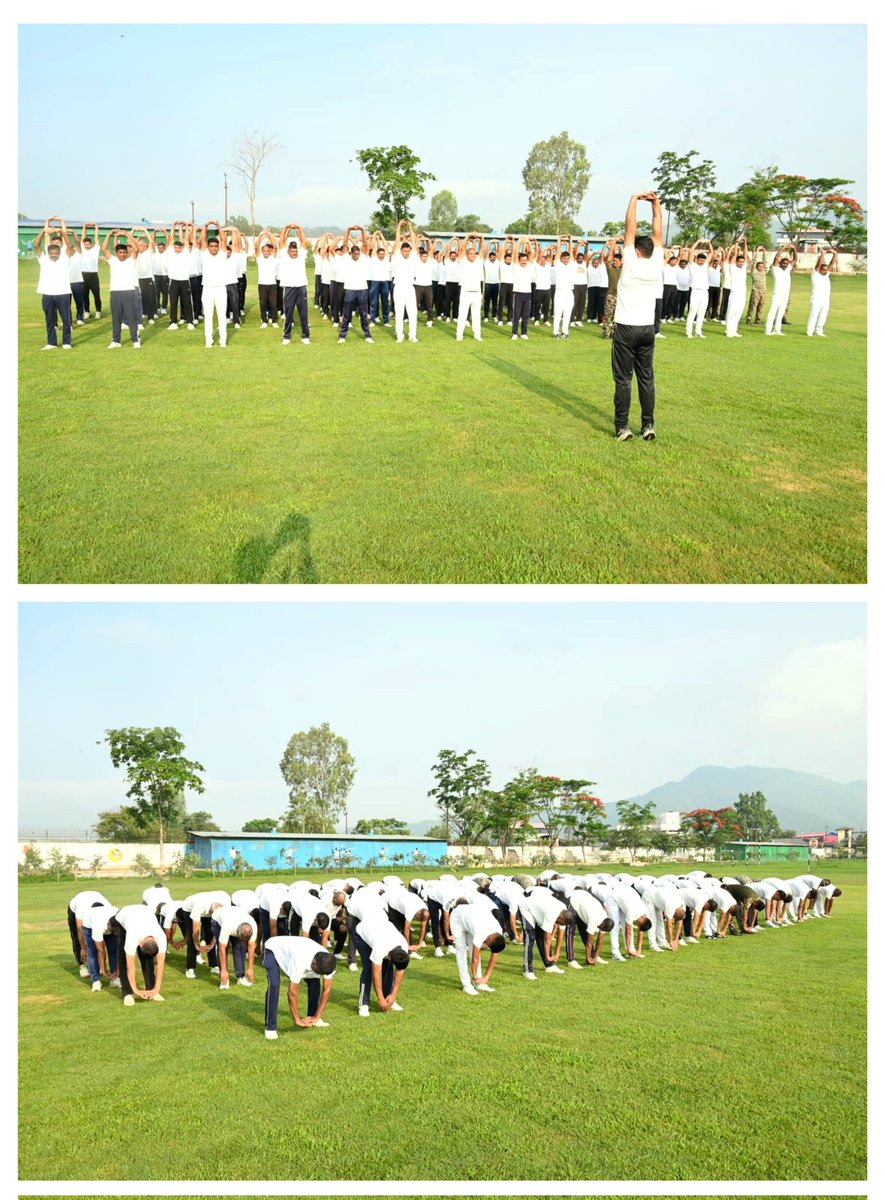 143bncrpf's tweet photo. On 13/05/26, Morning PT/Yoga was carried out by HQ/143 Bn and all coy location of 143 Bn CRPF. This session focused on enhancing physical endurance, Mental concentration, Flexibility &amp; Discipline.
@crpfindia
@BharatKeVeer
@northeast_zone
@mnp_2018
@digopsimp
@gc_dig
@procrpf22526 https://t.co/ogl9llHaJS