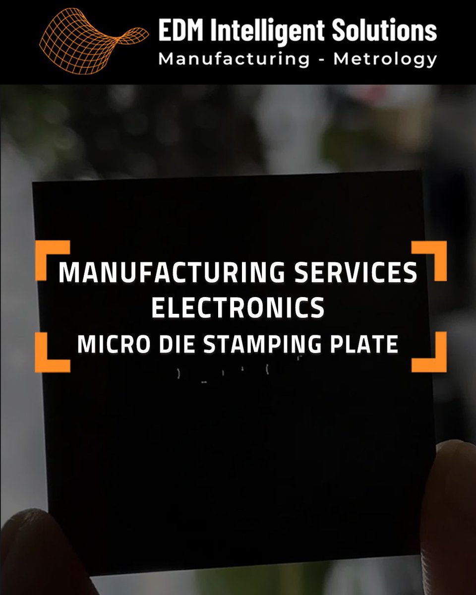 EDMIntSolutions's tweet photo. How small is "too small"? Not in our shop.

We’re manufacturing Micro Die Stamping Plates with features under 40 microns and tolerances of +/- 0.0001". By pairing precision machining with high-res 3D metrology, we make the "impossible" repeatable.

https://t.co/LimkBHGwCC https://t.co/4orh5Hhwji