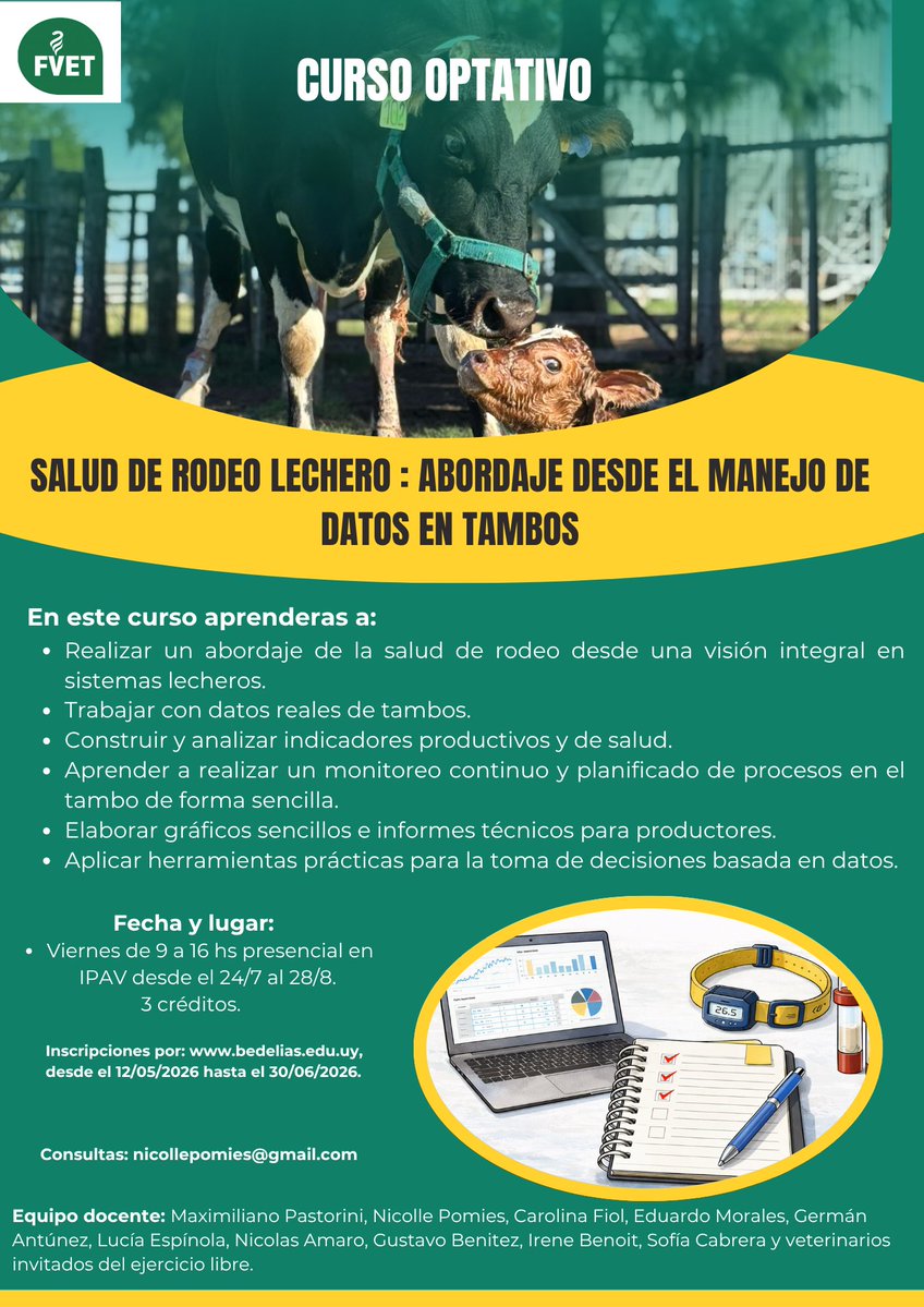 Secretaría Estudiantil - Veterinaria UDELAR tweet media