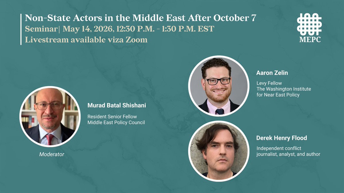 Middle East Policy Council tweet media