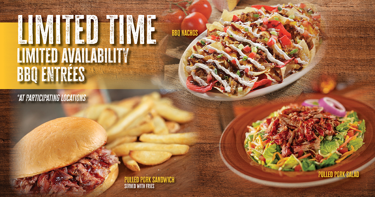 ColtonsStkHouse's tweet photo. The smoke is rolling into Colton's! 🔥
Sink your teeth into our Pulled Pork Sandwich, share a plate of BBQ Nachos or keep it fresh with our Pulled Pork Salad. But don't wait, these smoky specials won't be here forever! 

#coltonsbbq https://t.co/8FdW7raJy6