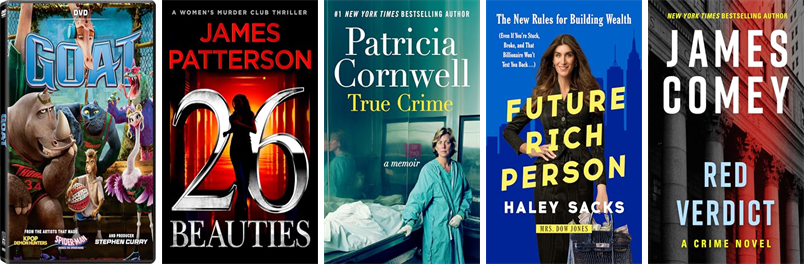 ewmlct's tweet photo. This week the Edith Wheeler Memorial Library, Monroe has 61 new books and one new movie.  New items include Goat, 26 Beauties, True Crime, Future Rich Person, Red Verdict, The Last Mandarin, Backtalker, Out Law, Summer State of Mind, and Body Electric. https://t.co/Medw1aZuMc https://t.co/XufuYydNpc