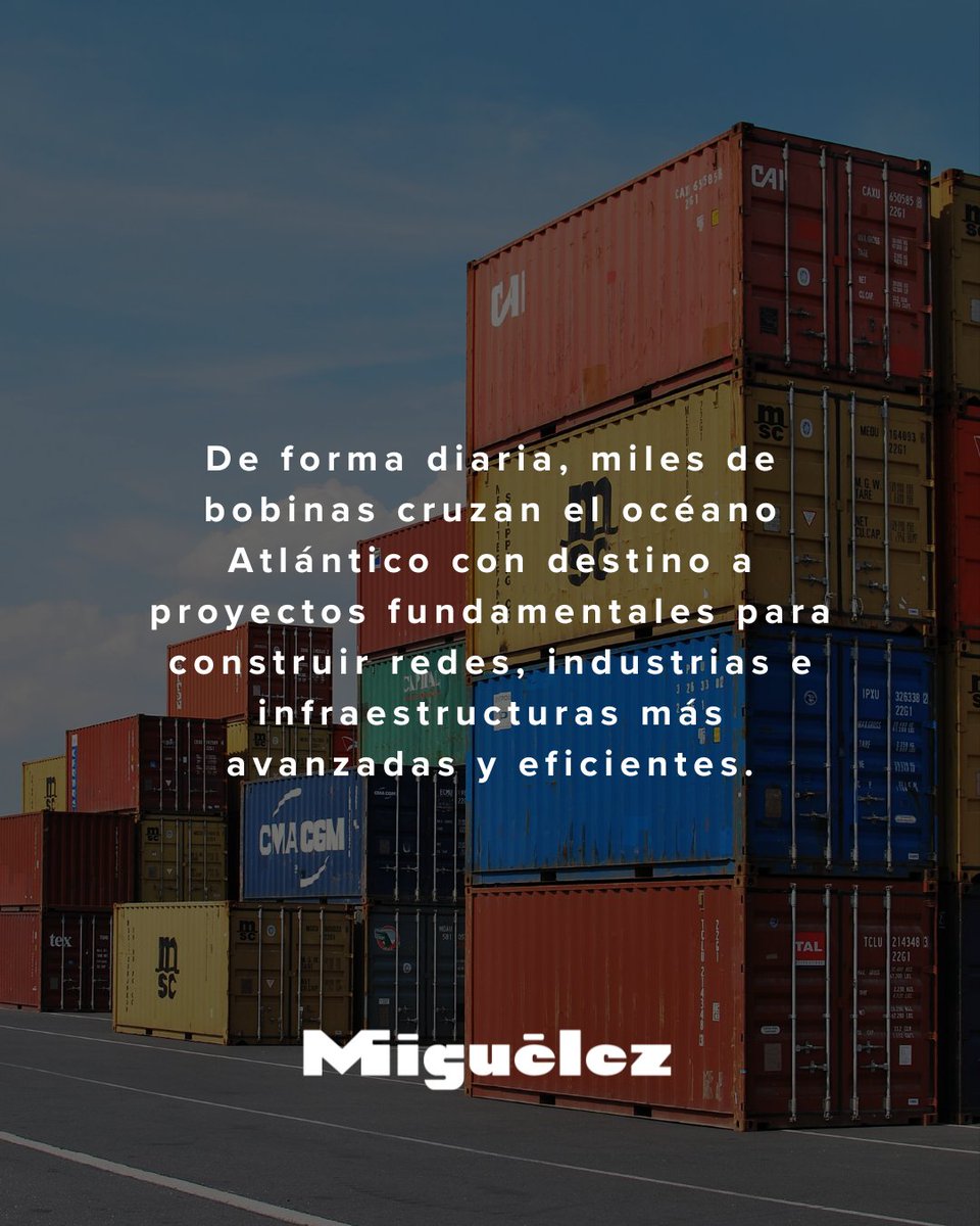 miguelezcables's tweet photo. En Miguélez, entendemos la logística como una extensión de nuestra propia actividad: precisión, alcance internacional y una cadena que mantiene viva la conexión entre industrias y continentes 🔌🌎.

Una pieza más de un sistema que no se ve, pero que lo sostiene todo. https://t.co/0hKi9W7aO5