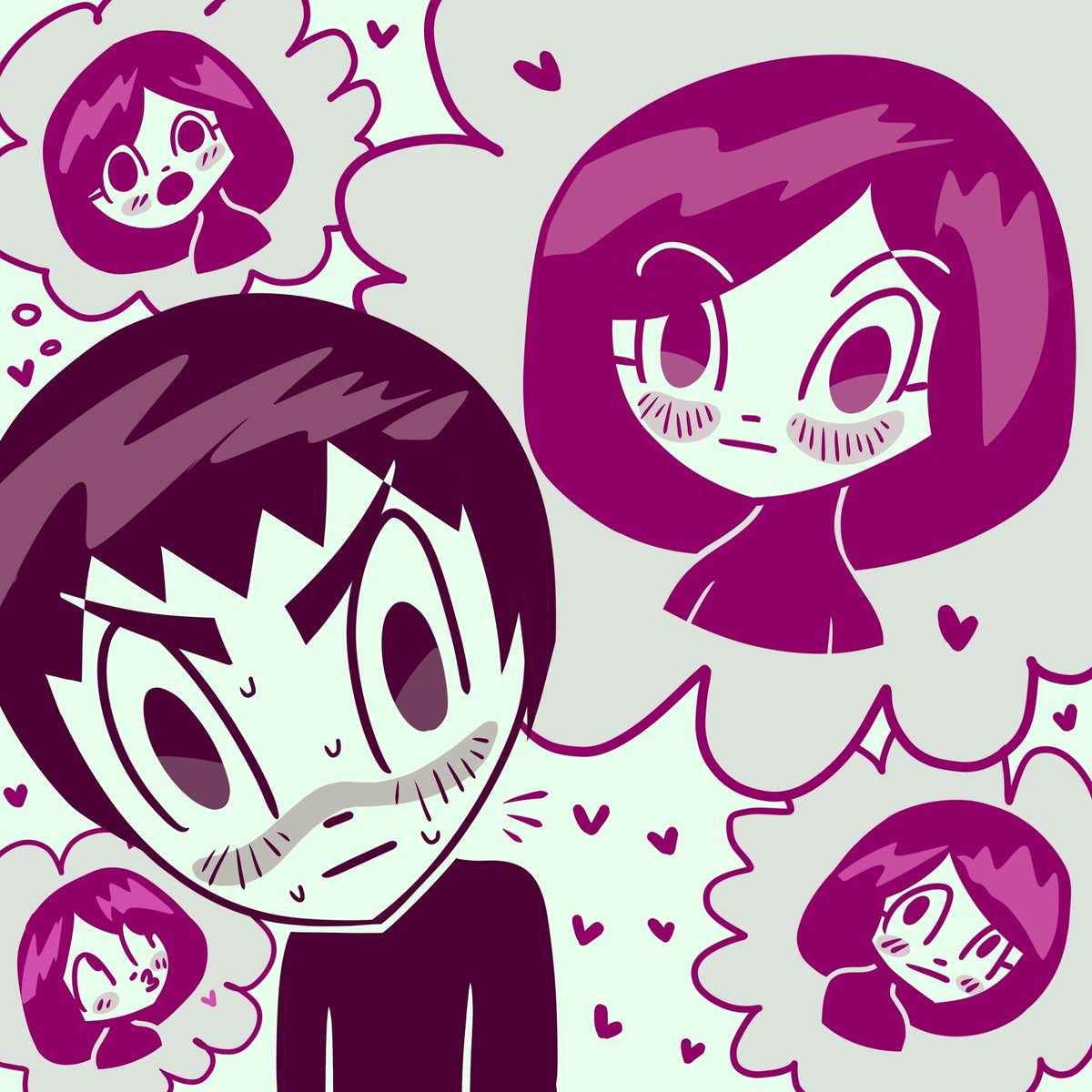 Miis aaa #mii #miitwt #nintenhanako #nintentaro #tomodachilife