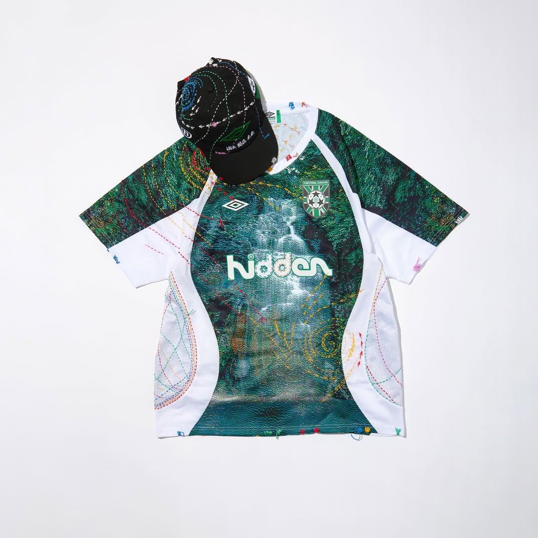 HYPEBEAST's tweet photo. The details go crazy on this custom Hidden NY jersey and cap by Sashiko Gals 🔥 https://t.co/Y3L83j7ugq