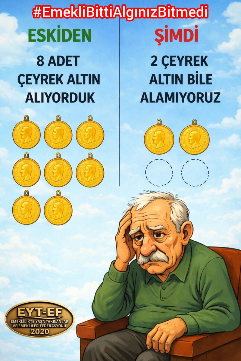 EmekliVeOfkeli3's tweet photo. @akdemircigdem @tvmeltem Yıllardır çarşı pazar dolaşmadan masa başında
#Tüik tablolarında büyüttüğünüz ekonomi
Emeklinin mutfağında açlığa dönüştü
Ama ekranlarda, hâlâ #Enİyisi din arkasına sığınıp 
Hamd olsun 
“Emeklilerimizi Enflasyona ezdirmedik!” gibi boş sözler söylemeyin 
#EmekliBittiAlgınızBitmedi https://t.co/3ksZnfdwSb