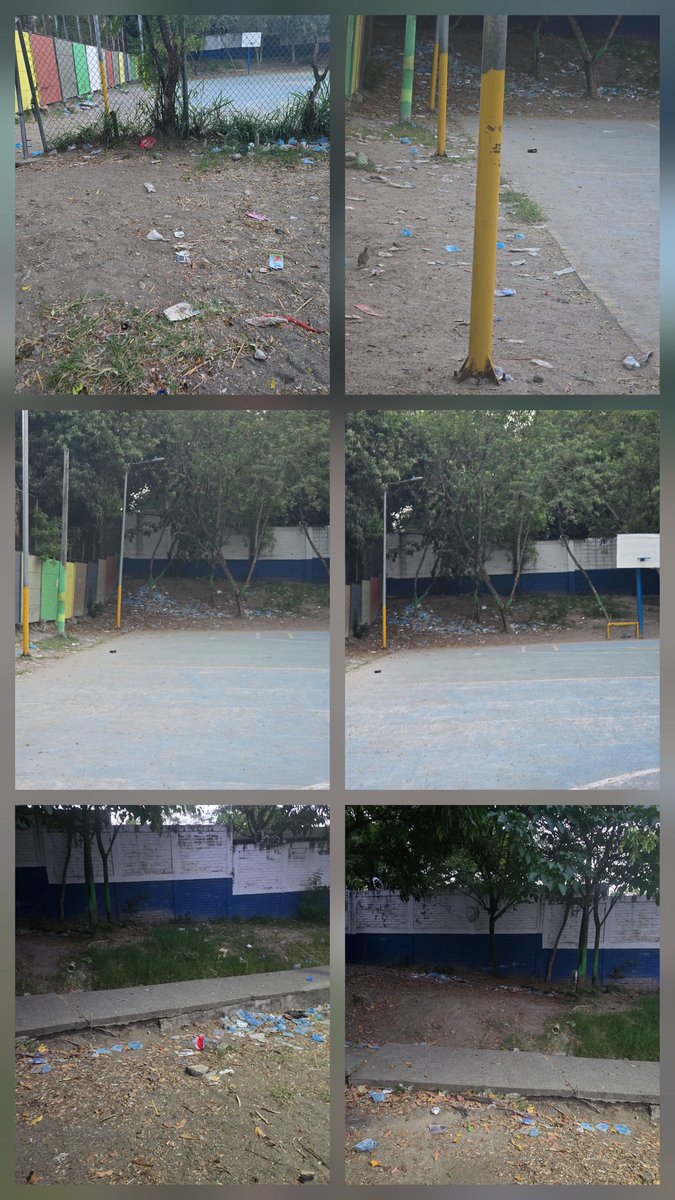 Jennifercf37's tweet photo. Señores @recolectoressv nuevamente un tiradero de basura en la cancha que esta a la par de la escuela y ni basureros hay ahora y ni el director pide que limpien @EducacionSV da pena ver este desorden en San Felipe Ilopango y ahí salen a educación física https://t.co/i0m1haNATY