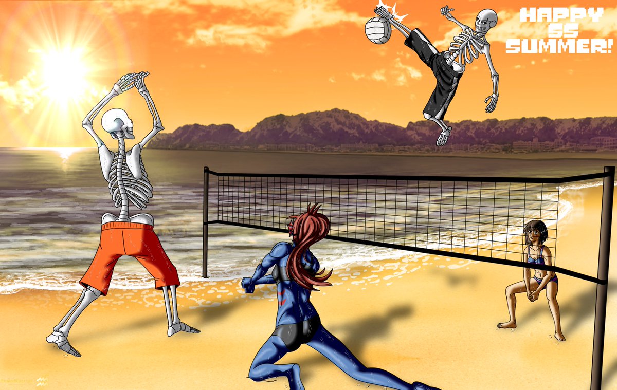 InstaQuarius's tweet photo. Just finished a contest entry for a Undertale AU called "Seventh Soul" and I like how it looked so uploading
(Finished it last night but also it was like 1am and I didnt feel like uploading cuz sleepy lol)
#UNDERTALEAU #UNDERTALE #seventhsoul #volleyball #contestentry https://t.co/CKZbXPYgaL